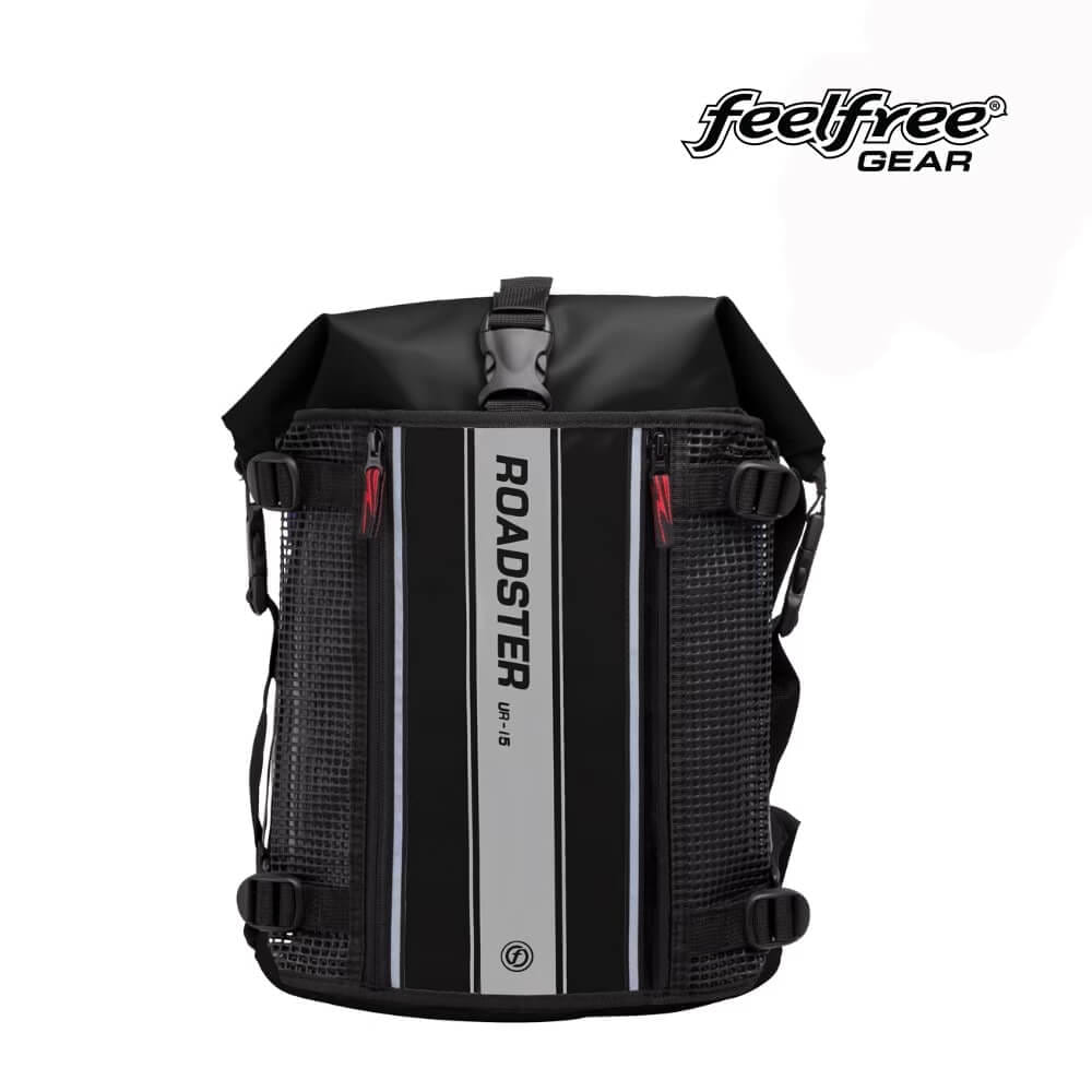 กระเป๋าเป้กันน้ำ พรีเมี่ยม FEELFREE ROADSTER UR 15L สีดำ
